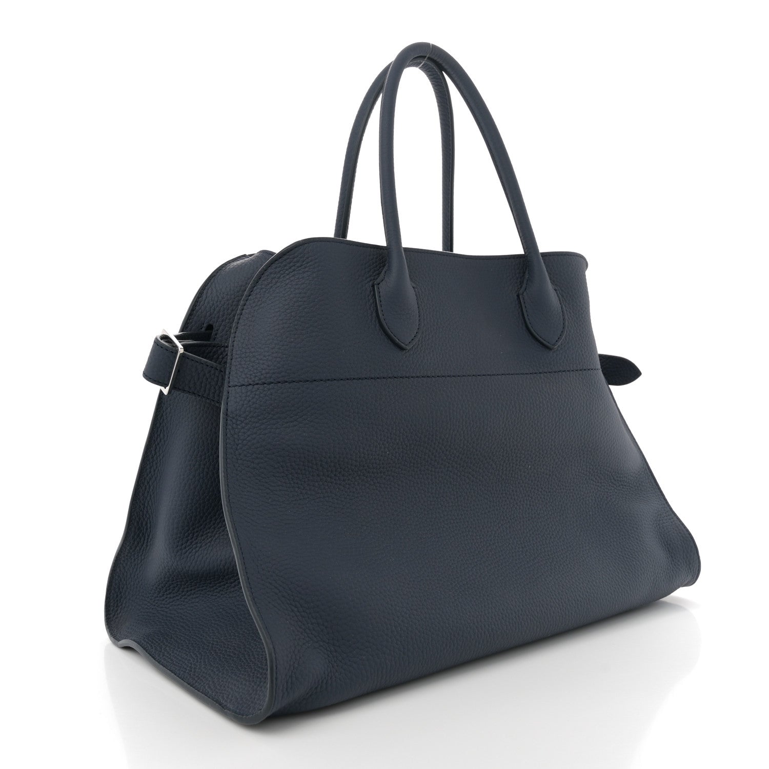 The Row Matte Grained Calfskin Soft Margaux 15 Indigo 3 of 10