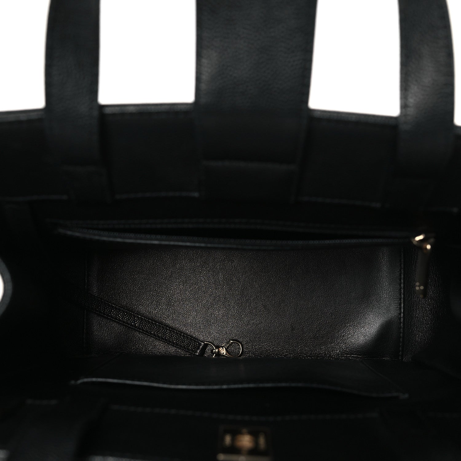 Chanel Caviar Quilted Small Business Affinity Shopping Bag Black 5 of 9