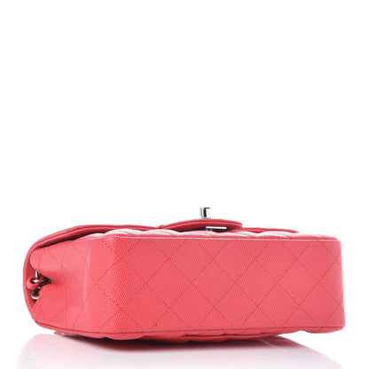 Chanel Caviar Quilted Mini Rectangular Flap Light Red 4 of 9