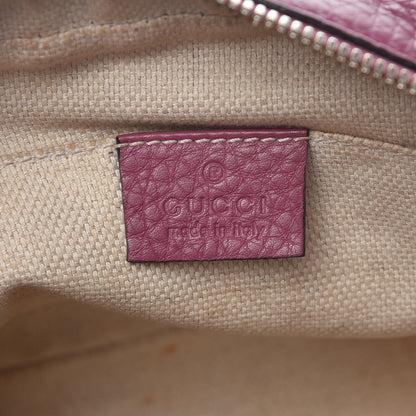 Gucci Pebbled Calfskin Small Soho Disco Bag Peonia Flower 6 of 9