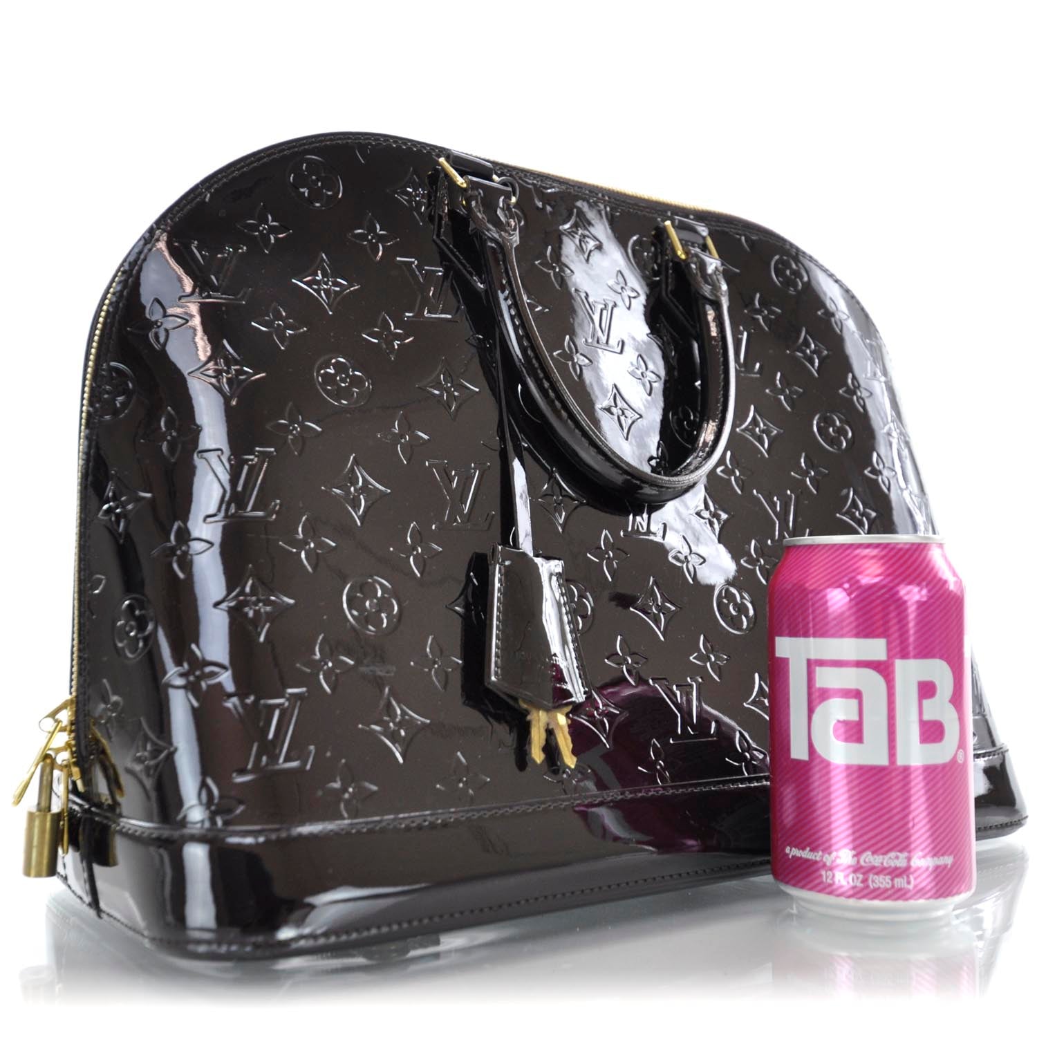 Louis Vuitton Vernis Alma GM Amarante 3 of 9