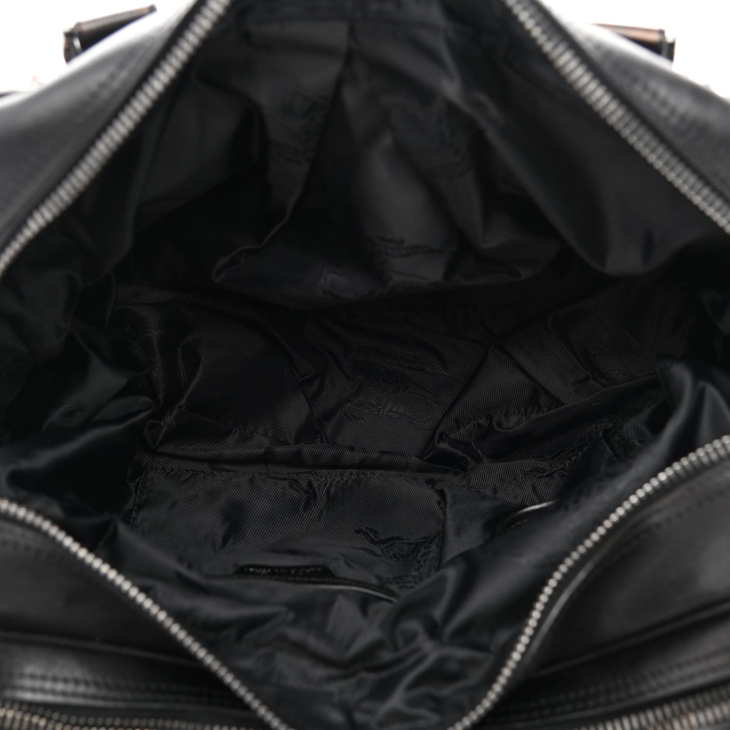 Prorsum Calfskin Studded Knight Satchel Black