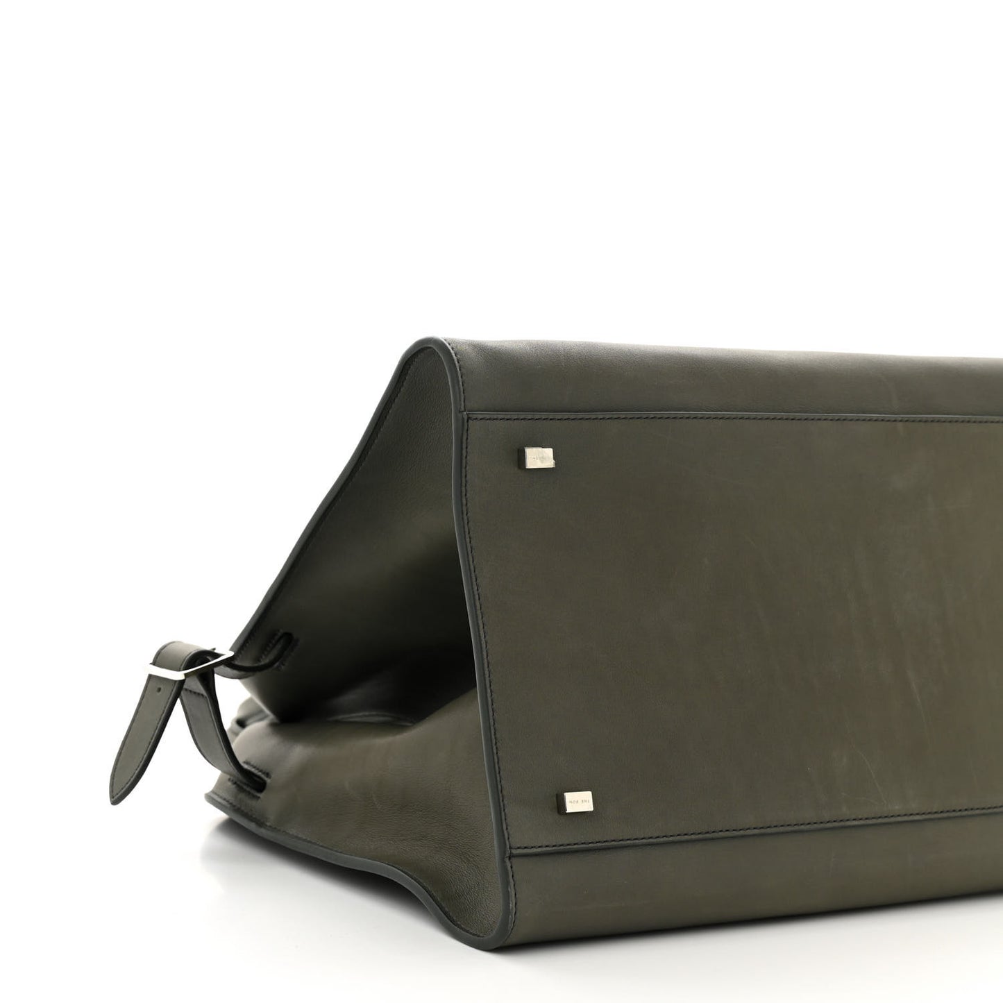 Polished Saddle Calfskin Soft Margaux 15 Koala Grey