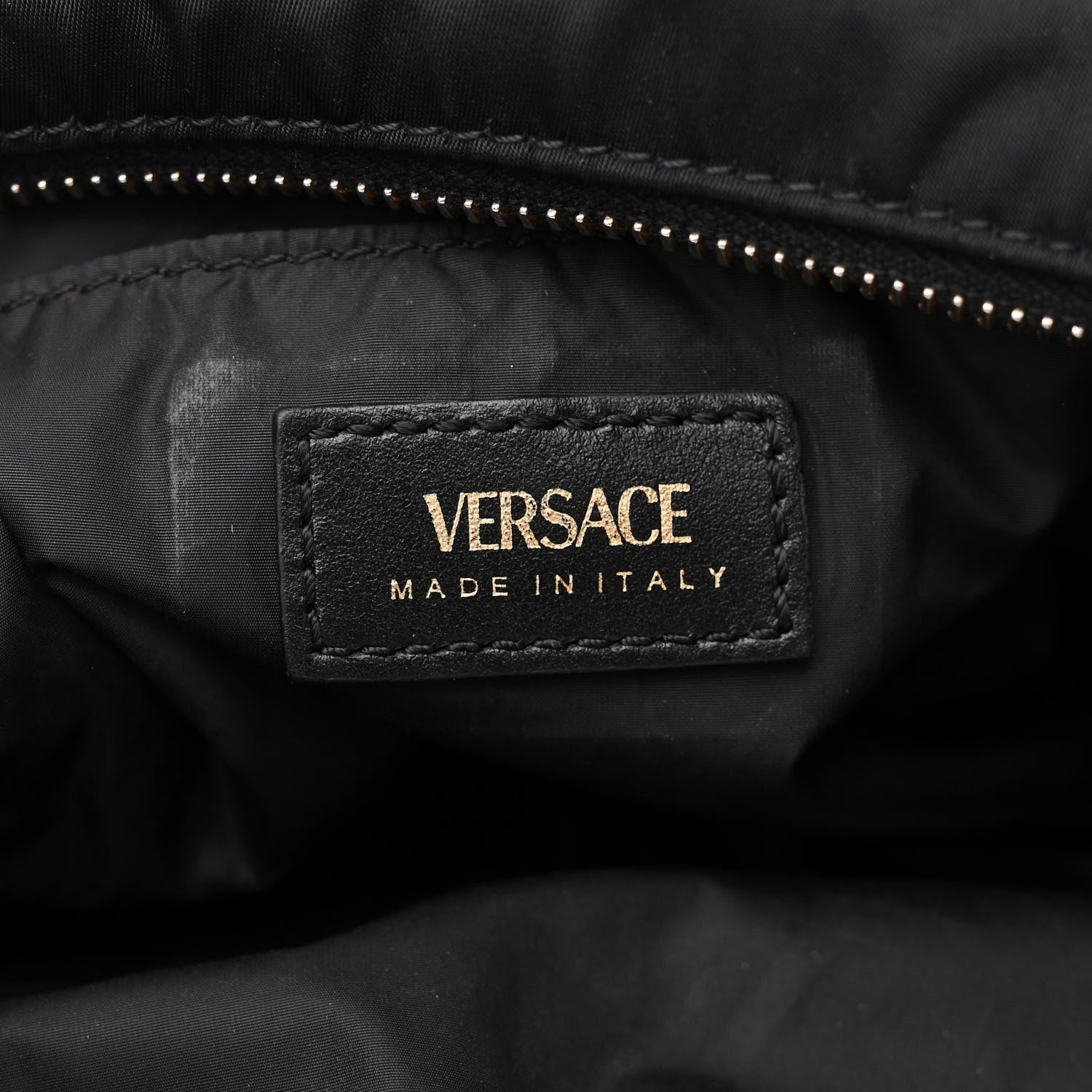 Versace Nylon Medusa Shoulder Bag Black 6 of 10