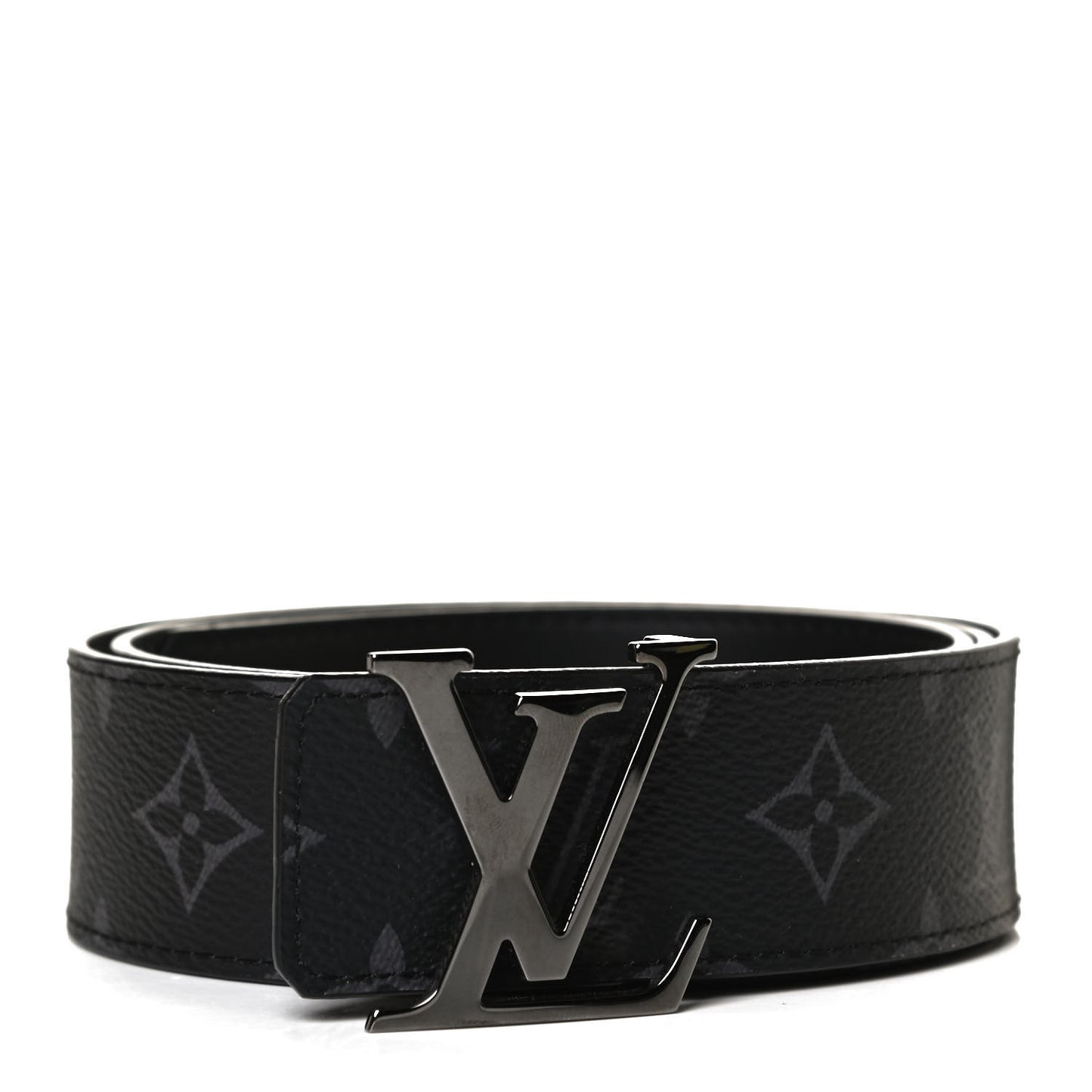 Monogram Eclipse Taigarama 40mm LV Initiales Reversible Belt 90 36 Black
