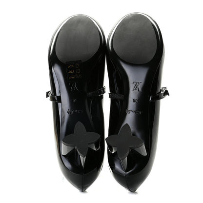 Louis Vuitton Patent Uniformes Silhouette 40mm Pumps 39 Black 7 of 12