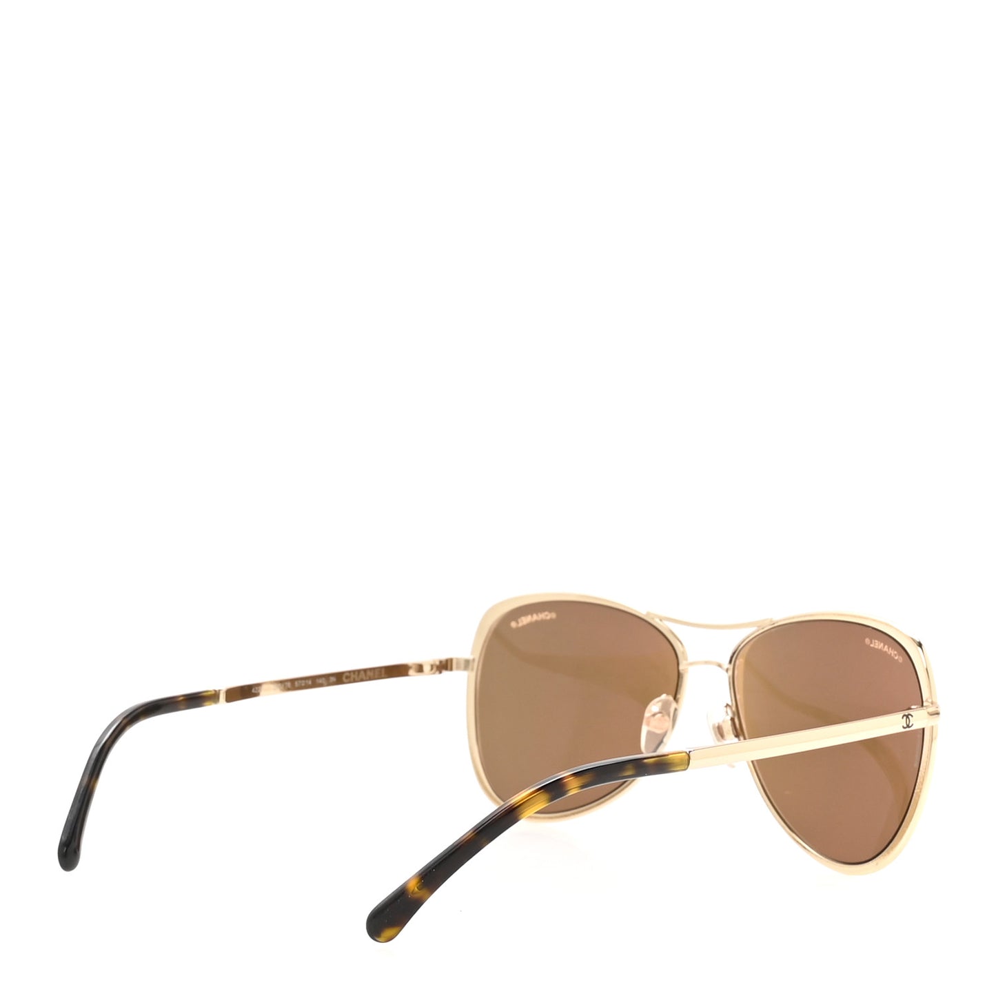 Metal Mirrored Pilot Summer Sunglasses 4223 Gold