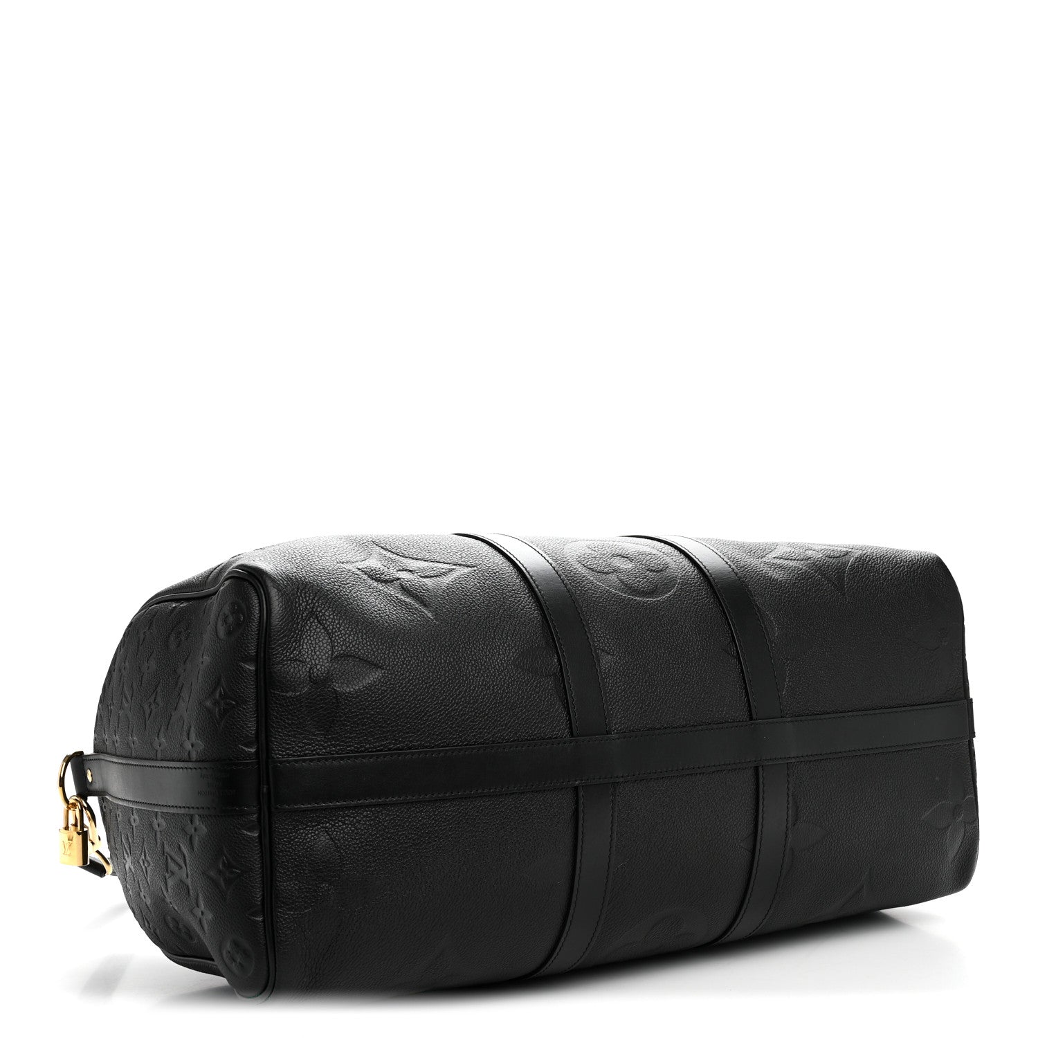 Louis Vuitton Empreinte Monogram Giant Keepall Bandouliere 45 Black 3 of 9