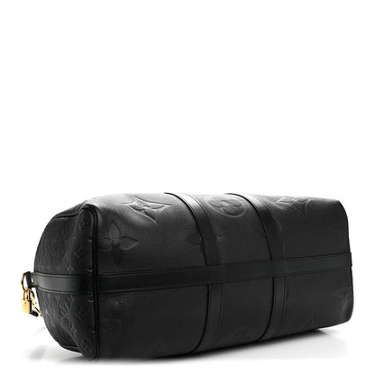 Louis Vuitton Empreinte Monogram Giant Keepall Bandouliere 45 Black 3 of 9