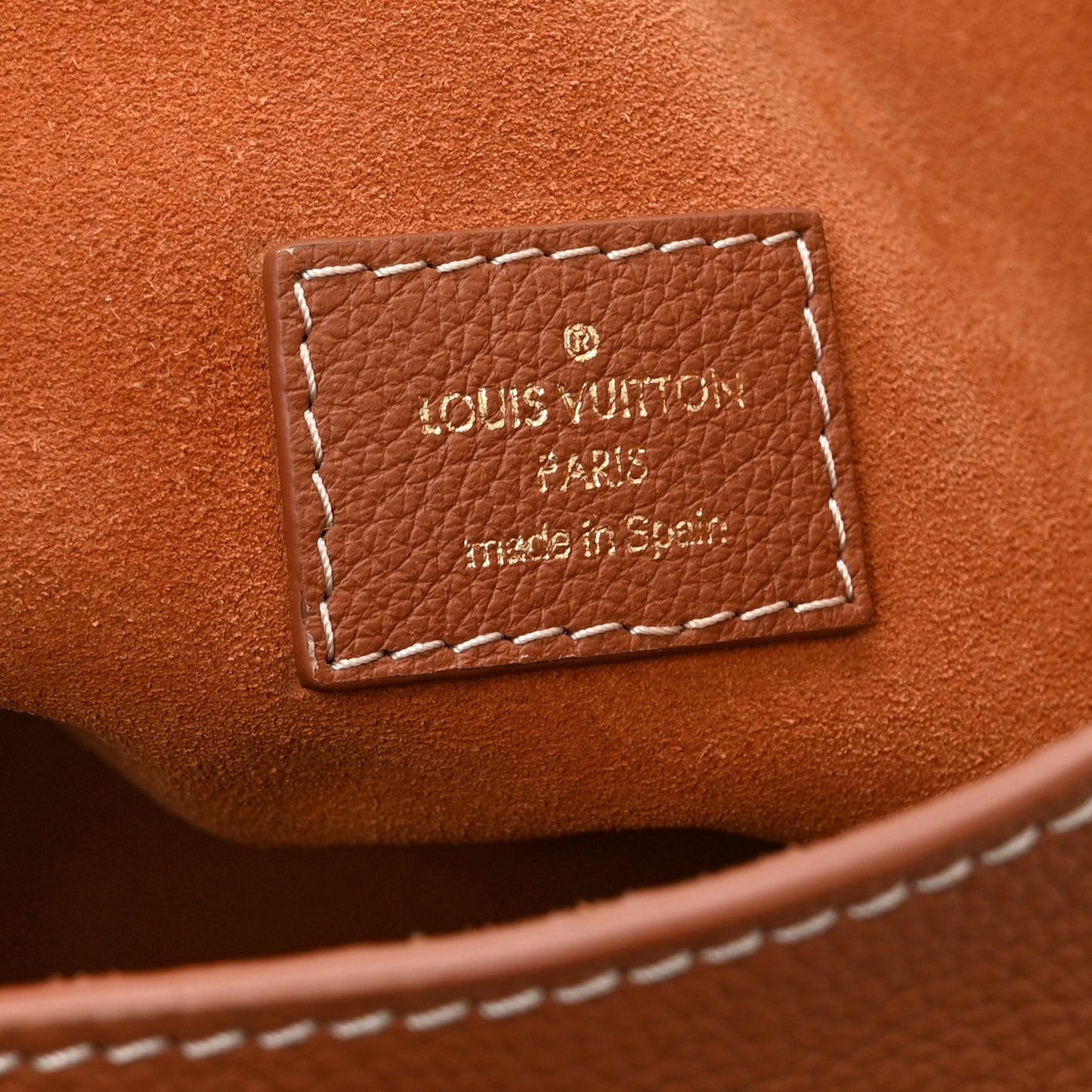 Grained Calfskin Low Key Hobo PM Cognac