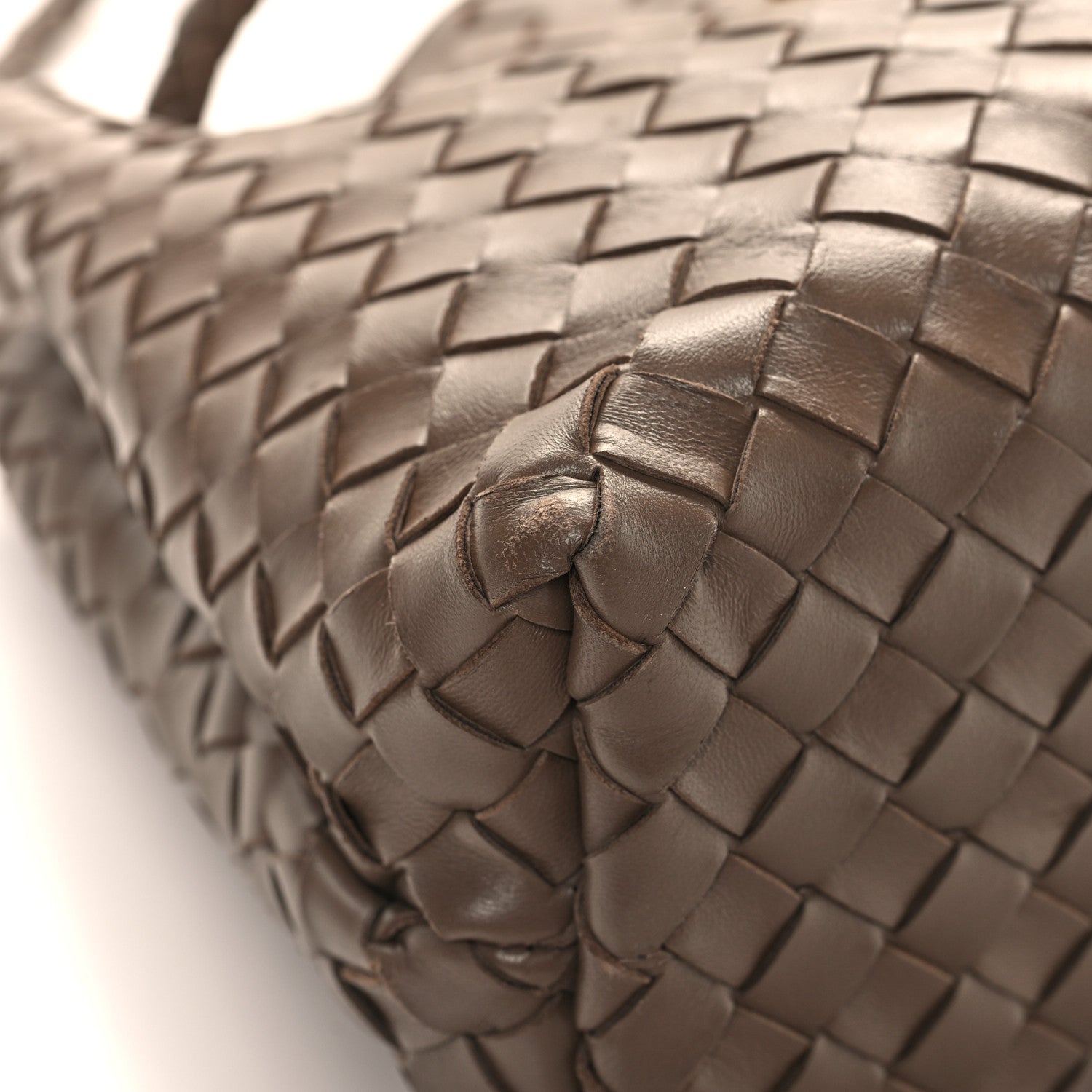 Bottega Veneta Nappa Intrecciato Medium Andiamo Shoulder Bag Taupe Grey 9 of 12