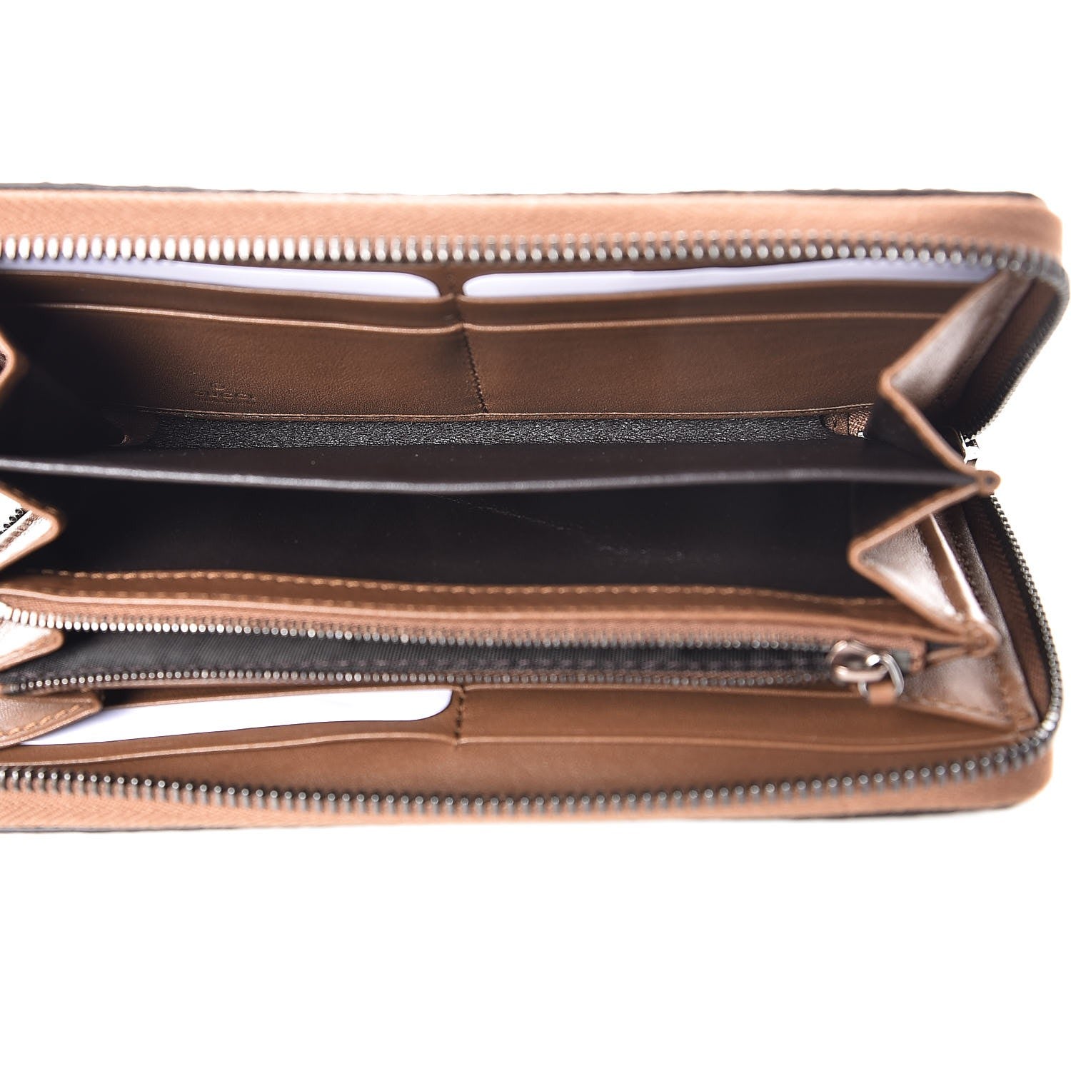 Gucci Python Microguccissima GG Zip Around Wallet Brown 6 of 9