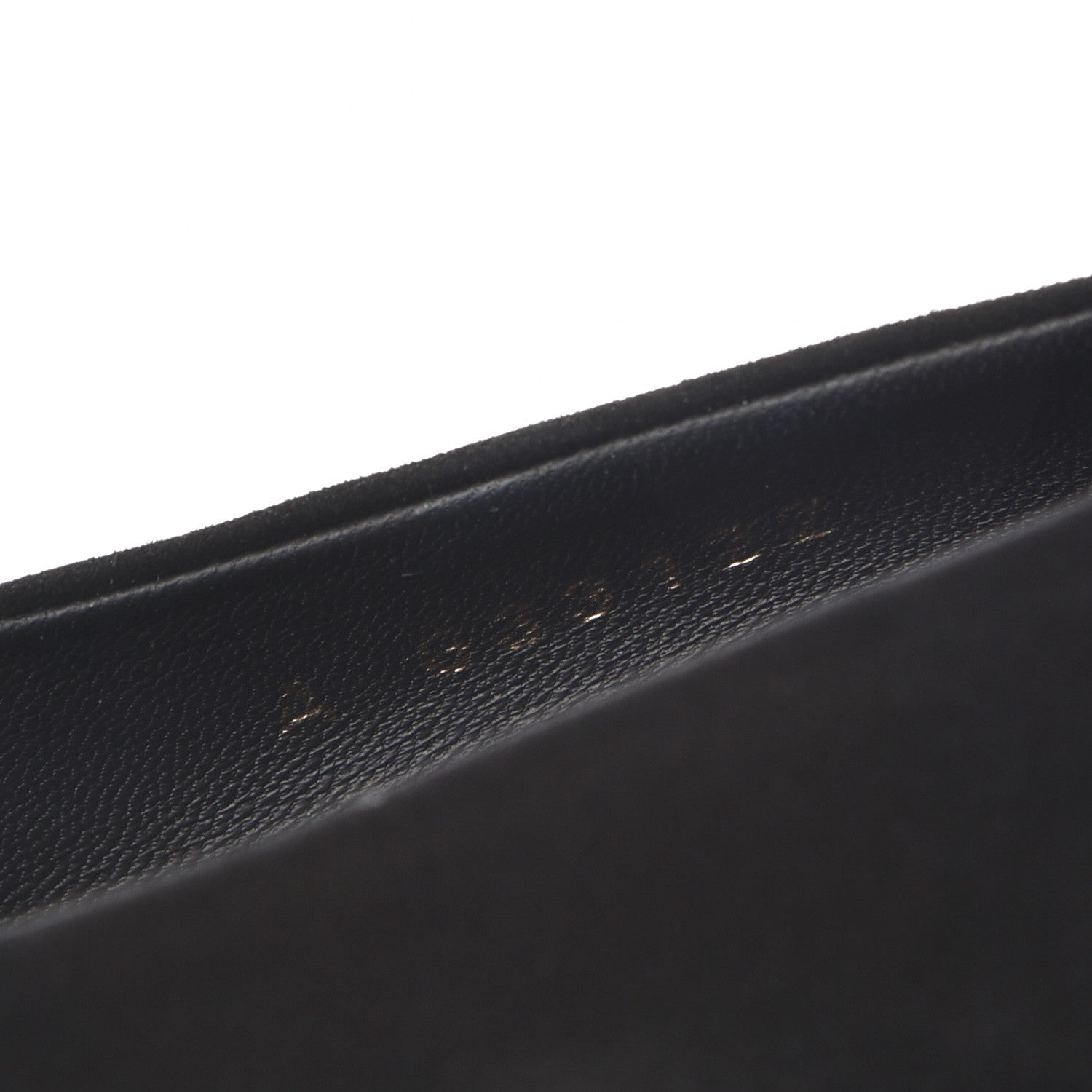Chanel Suede Calfskin CC Pumps 36 Black 9 of 10
