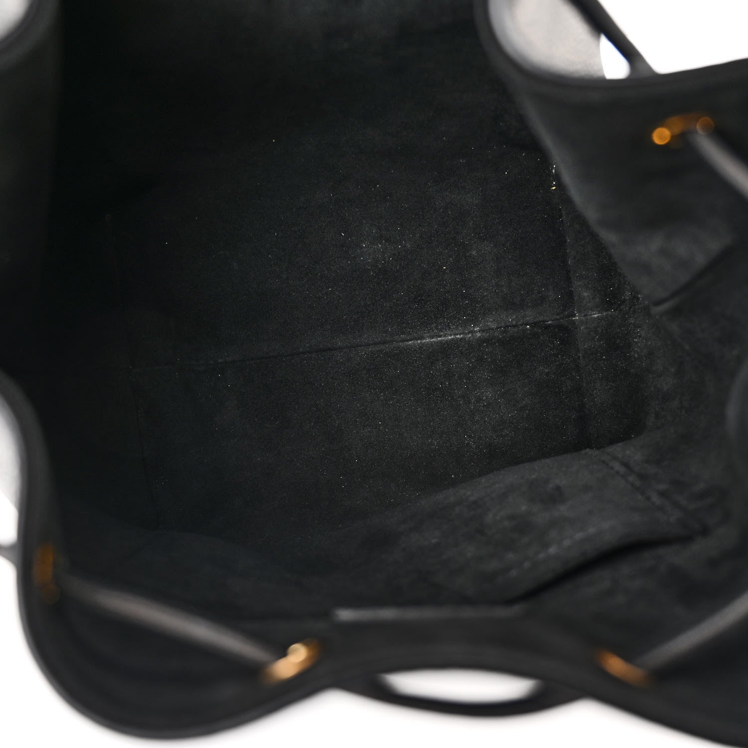 Louis Vuitton Calfskin Lockme Bucket MM Black 5 of 9
