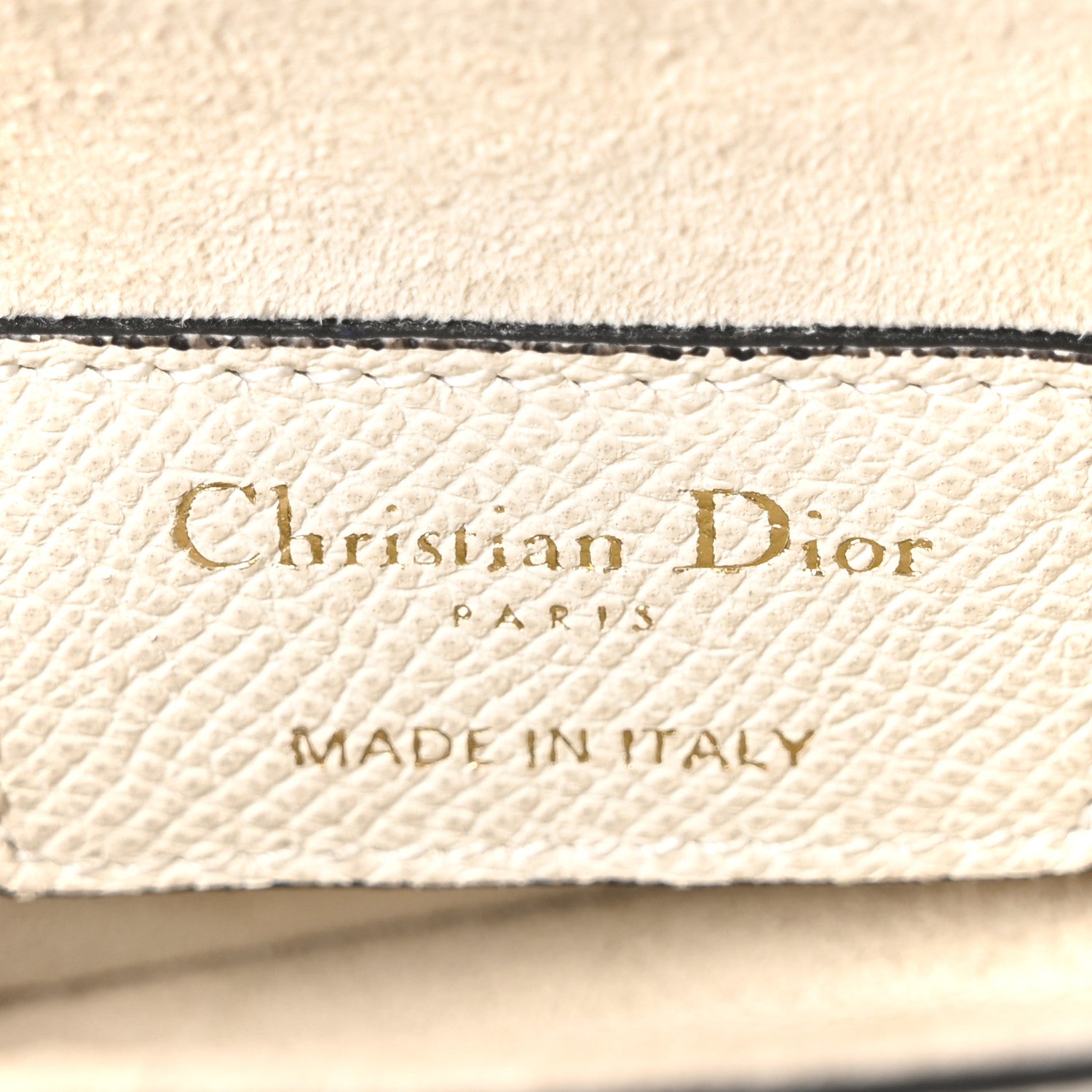 Christian Dior Grained Calfskin Mini Saddle Bag White 6 of 10
