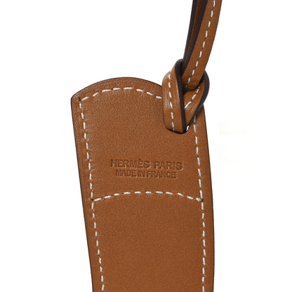 Hermes Butler Swift Paddock Botte Boot Bag Charm Natural Capucine 3 of 3