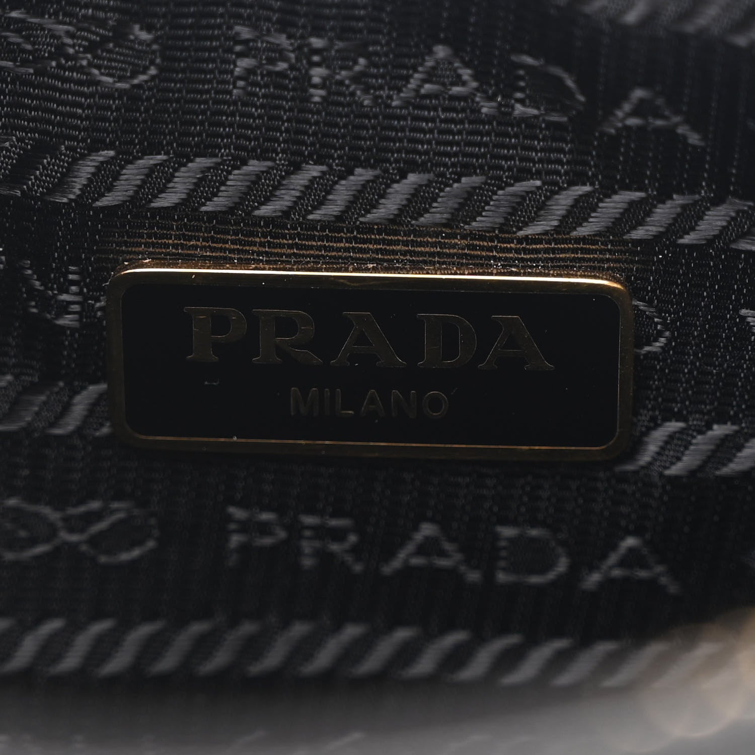 Prada Saffiano Lux Mini Re-Edition Shoulder Bag Black 6 of 11