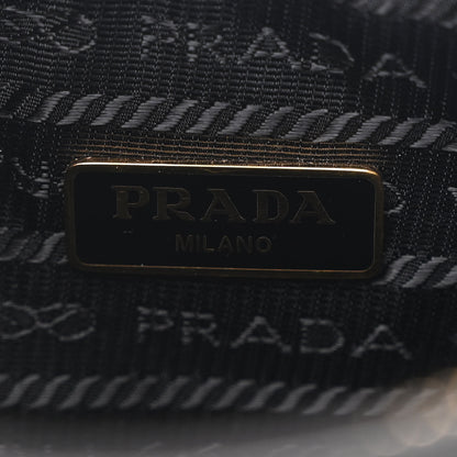 Prada Saffiano Lux Mini Re-Edition Shoulder Bag Black 6 of 11