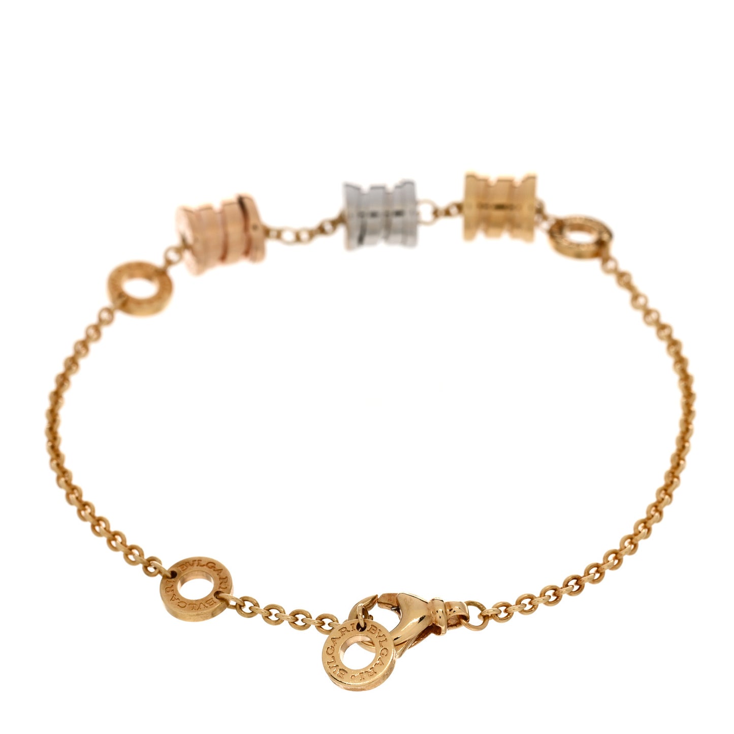 18K Yellow Rose White Gold B.Zero1 Bracelet