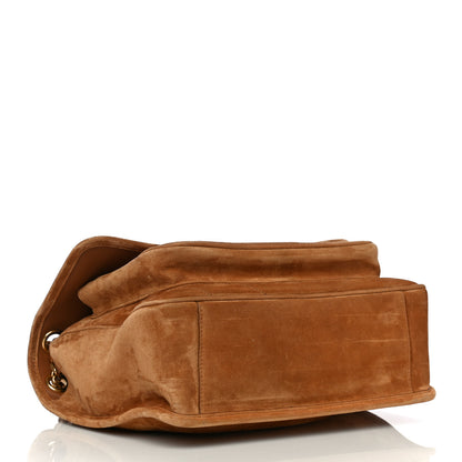 Saint Laurent Suede Monogram Medium Niki Chain Satchel Cinnamon 4 of 12