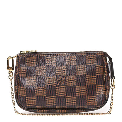 Louis Vuitton Damier Ebene Mini Pochette Accessories 1 of 7