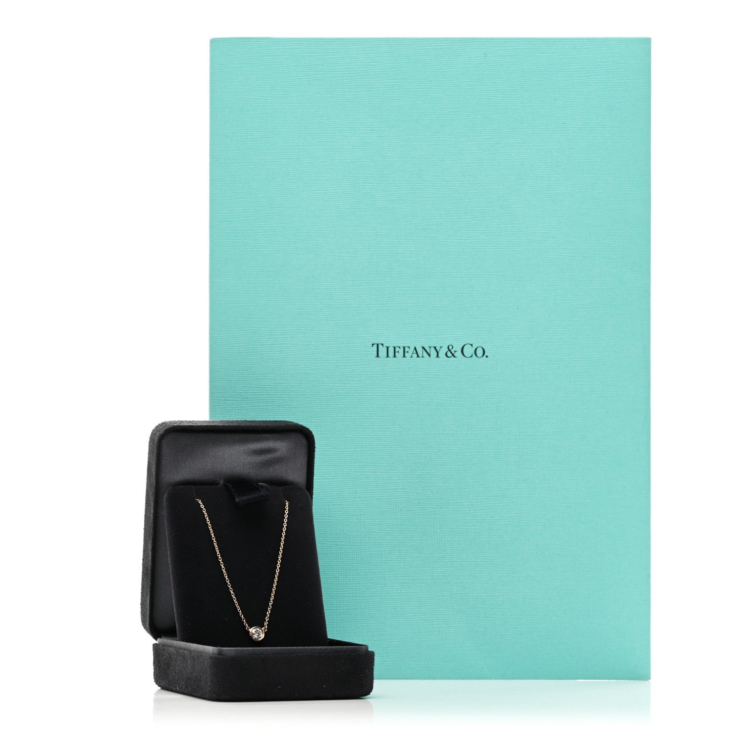 Tiffany 18K Yellow Gold Diamond .26ct Elsa Peretti Diamonds by the Yard Pendant Necklace 5 of 5