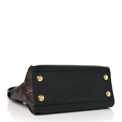 Louis Vuitton Calfskin Monogram On My Side PM Black 4 of 10