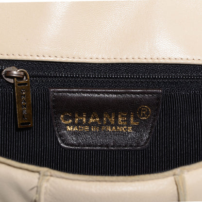 Chanel Lambskin Patchwork Mademoiselle Medium Flap Light Beige 6 of 8