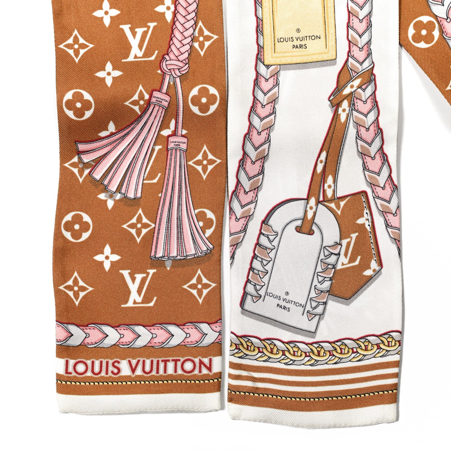 Louis Vuitton Silk Mix And Straps Bandeau Brown 2 of 3