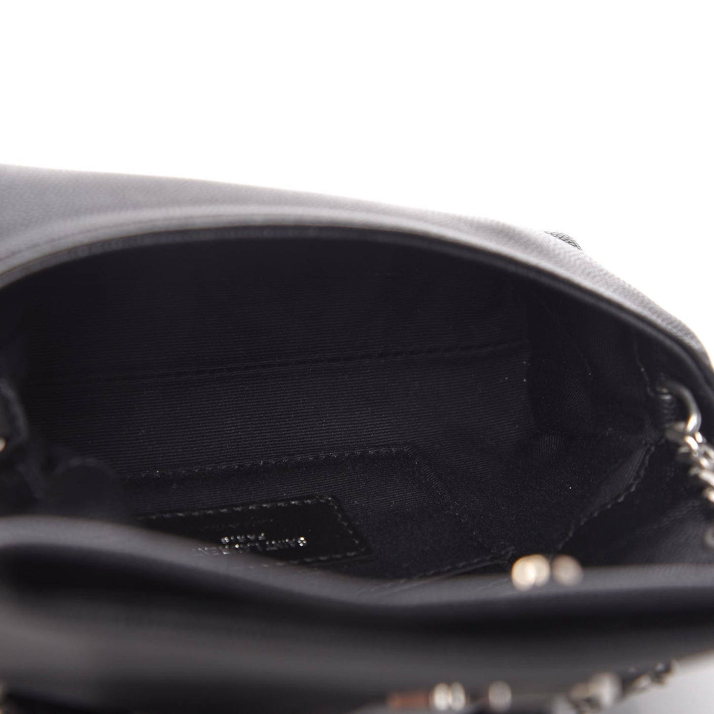 Grain De Poudre Monogram Toy West Hollywood Fold-Over Bag Black