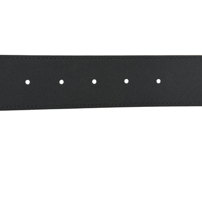 Gucci X ADIDAS Textured Dollar Calfskin Double G 40mm Belt 75 30 Black 3 of 7