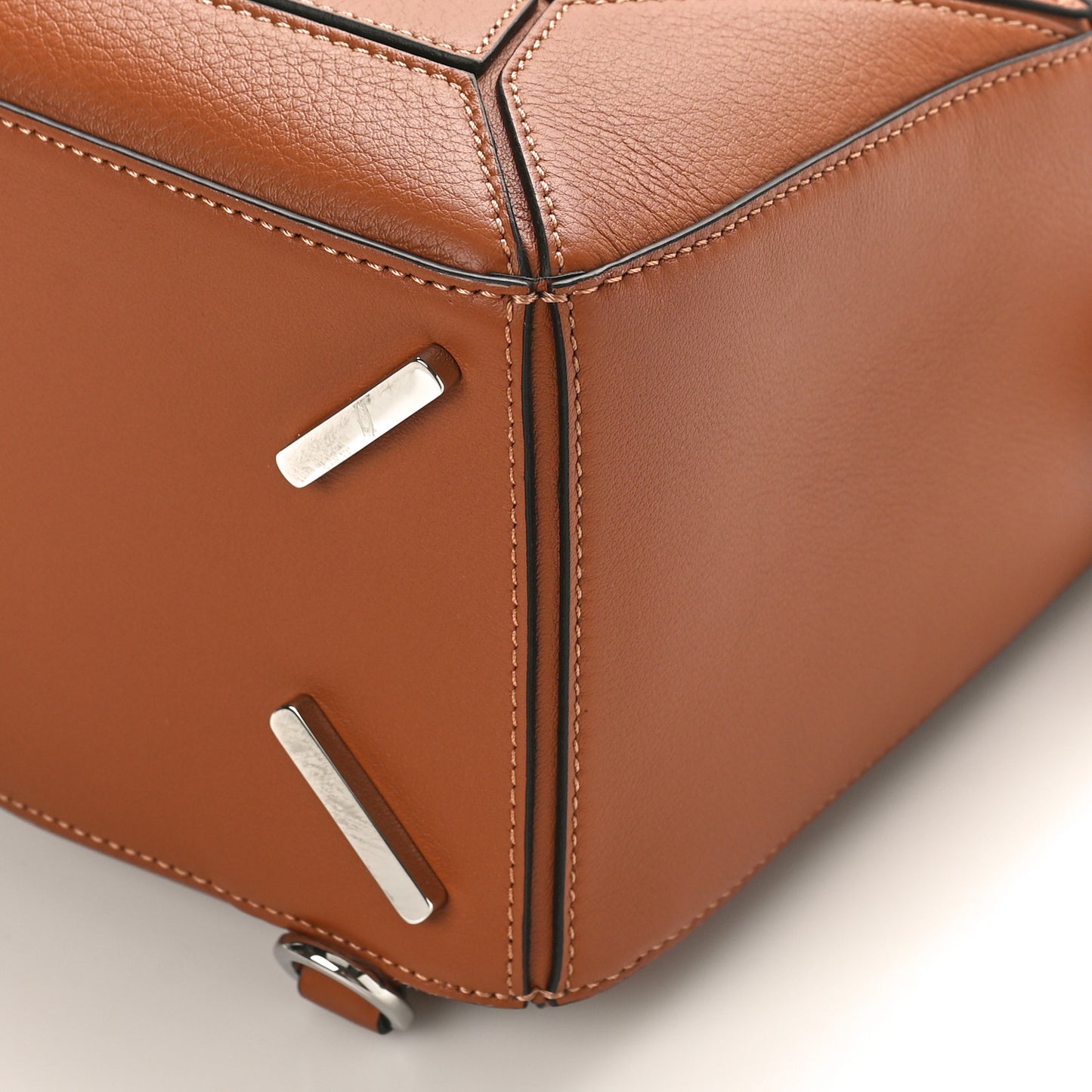 Calfskin Medium Puzzle Bag Tan