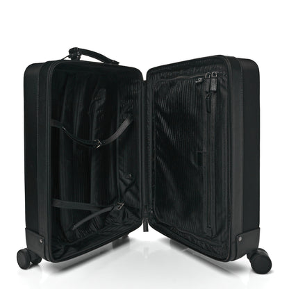 Prada Tessuto Nylon Saffiano Trolley Luggage Black 4 of 7