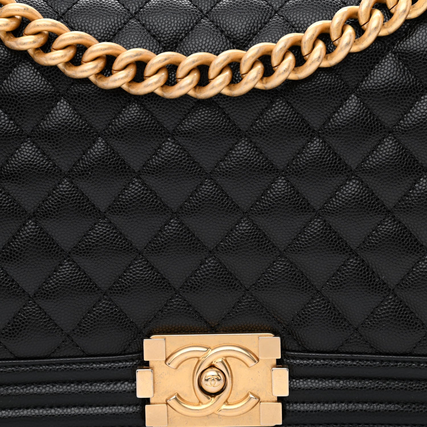 Chanel Caviar Quilted New Medium Boy Flap Black 8 of 12