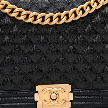 Chanel Caviar Quilted New Medium Boy Flap Black 8 of 12