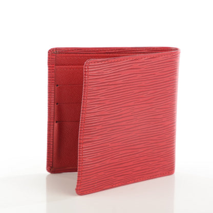 Louis Vuitton Epi Porte-Billets Cartes Credit Monnaie Wallet Castillan Red 3 of 7