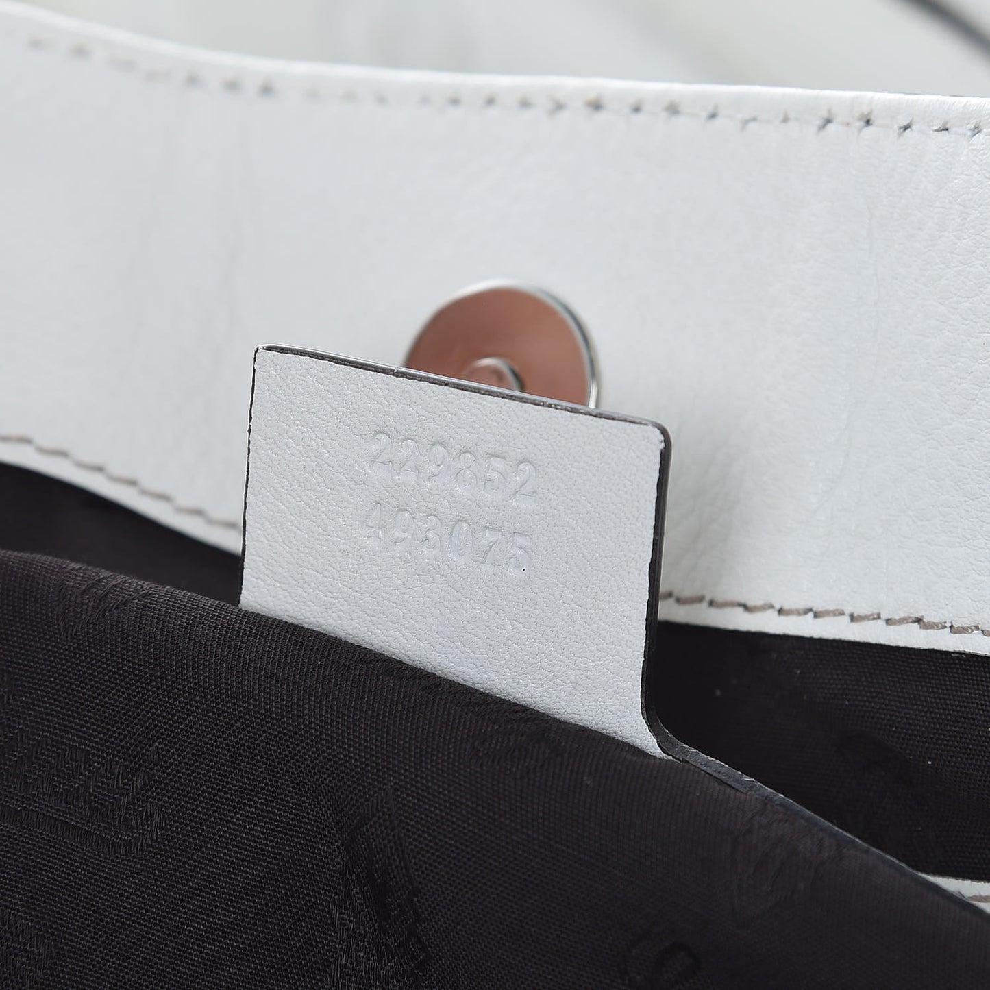 Guccissima Medium Icon Bit Tote White