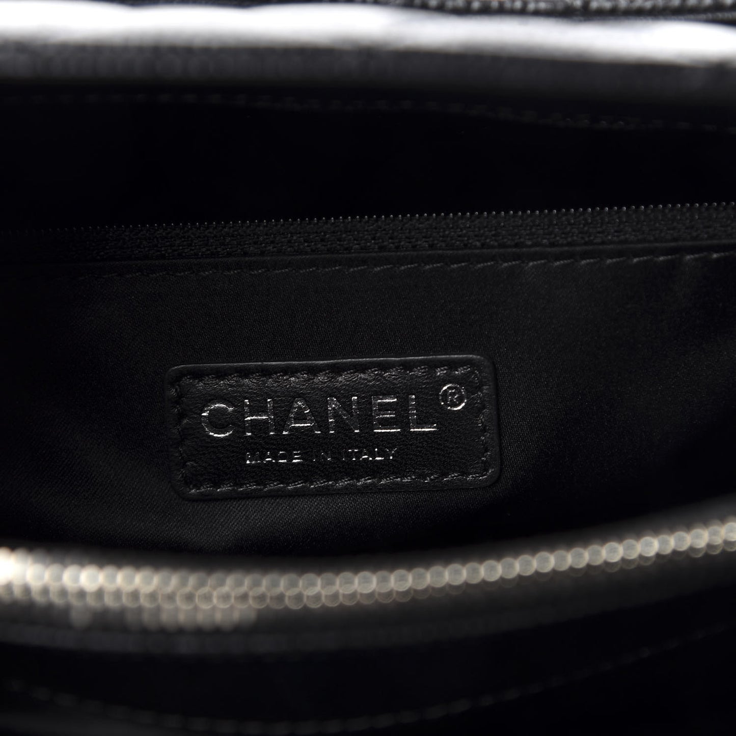 Caviar Quilted Grand Shopping Tote GST Black