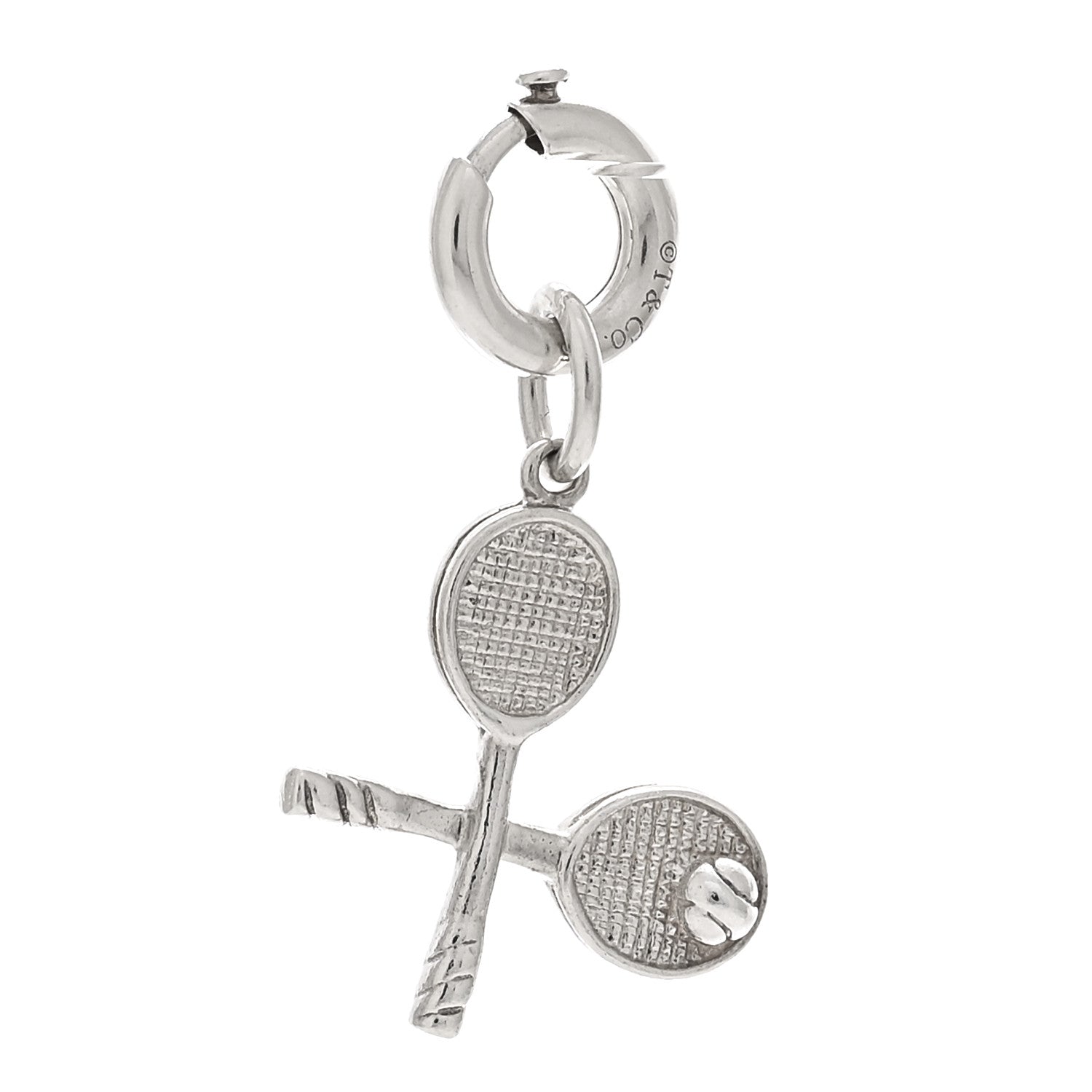 Tiffany Sterling Silver Tennis Racket Charm 1 of 3