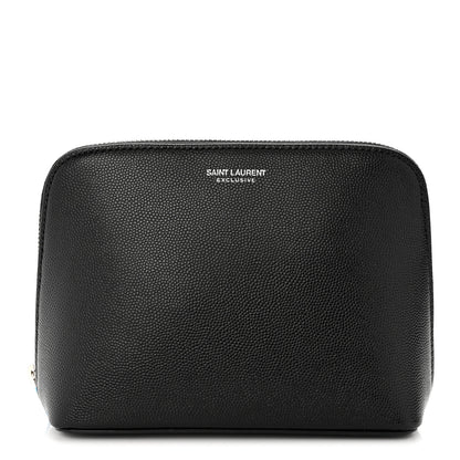 Saint Laurent Grain De Poudre Cosmetic Case Black 1 of 8