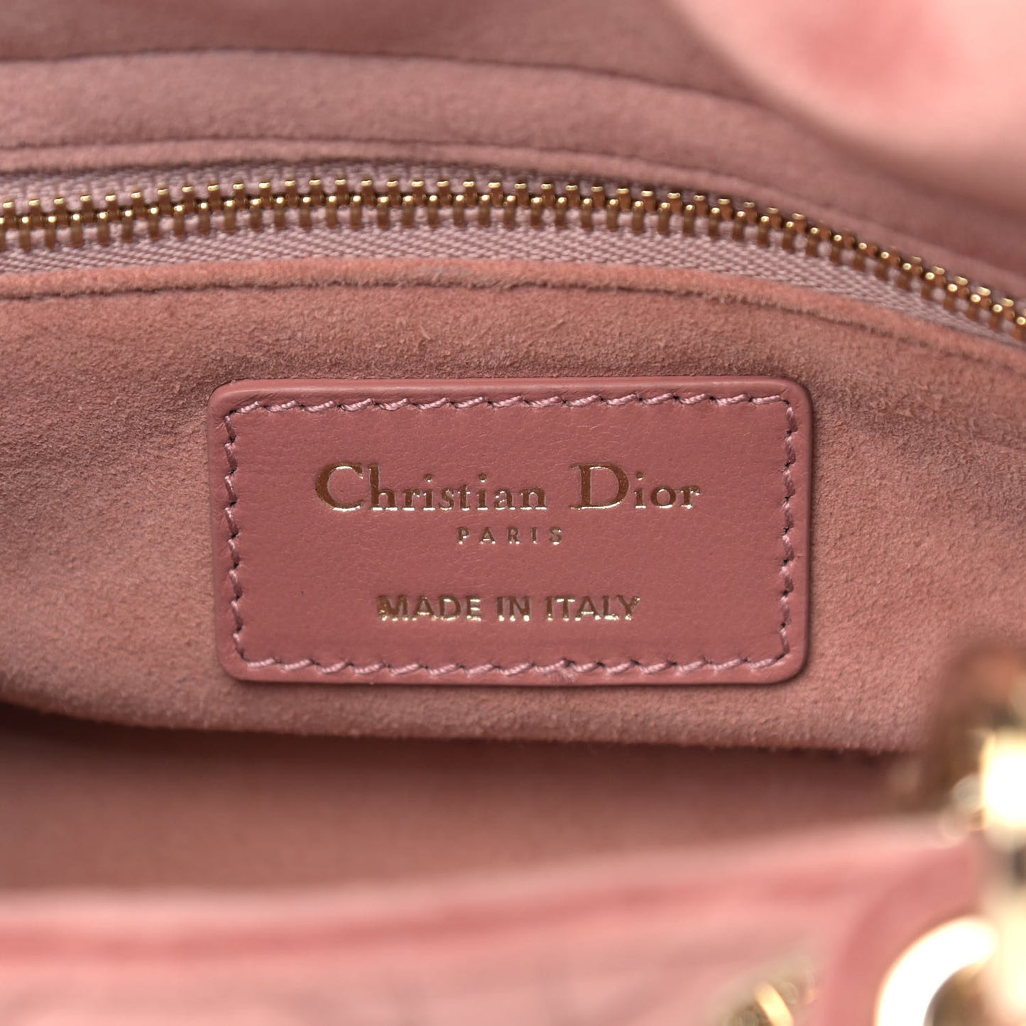 Velvet Mini Lady Dior Pink