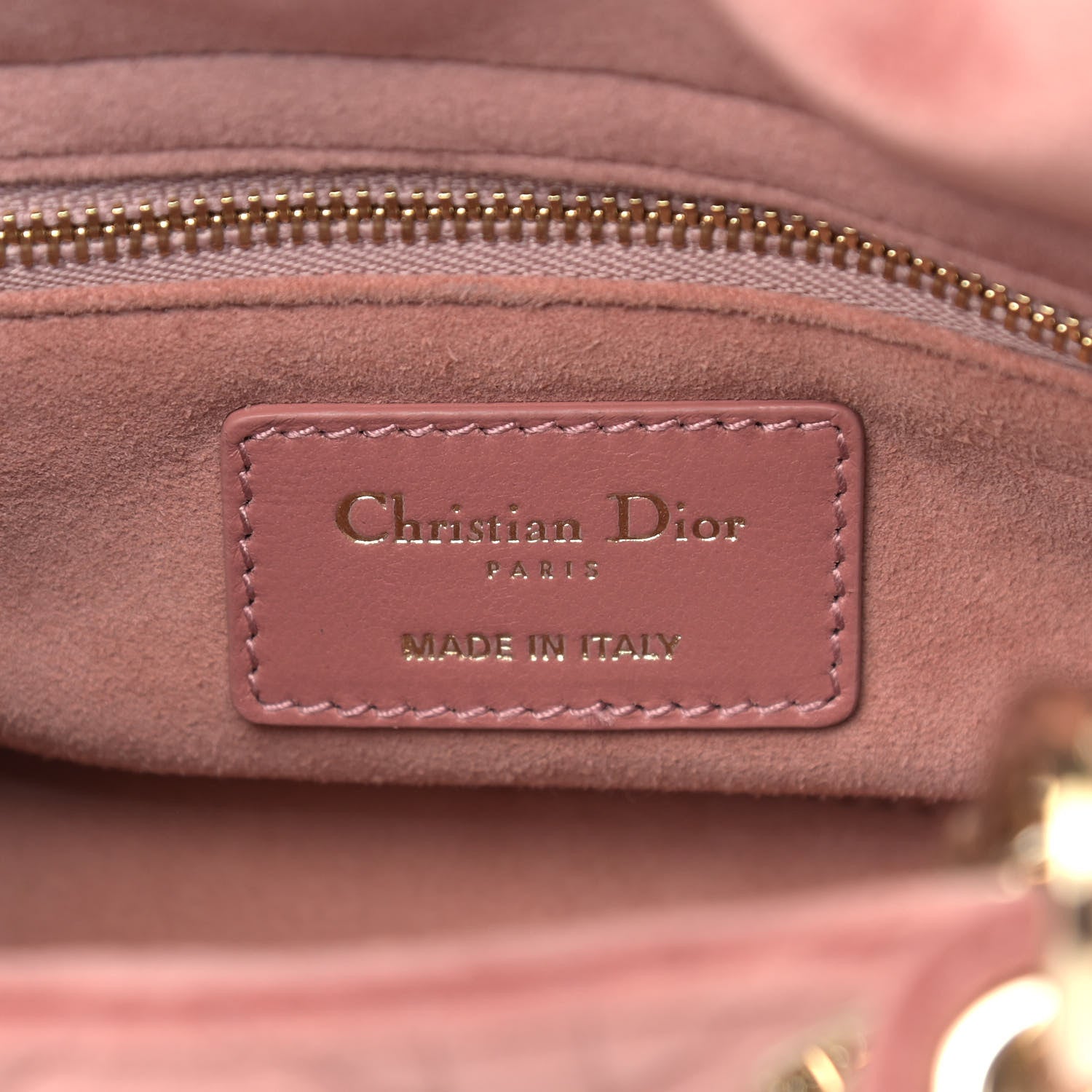 Christian Dior Velvet Mini Lady Dior Pink 6 of 9