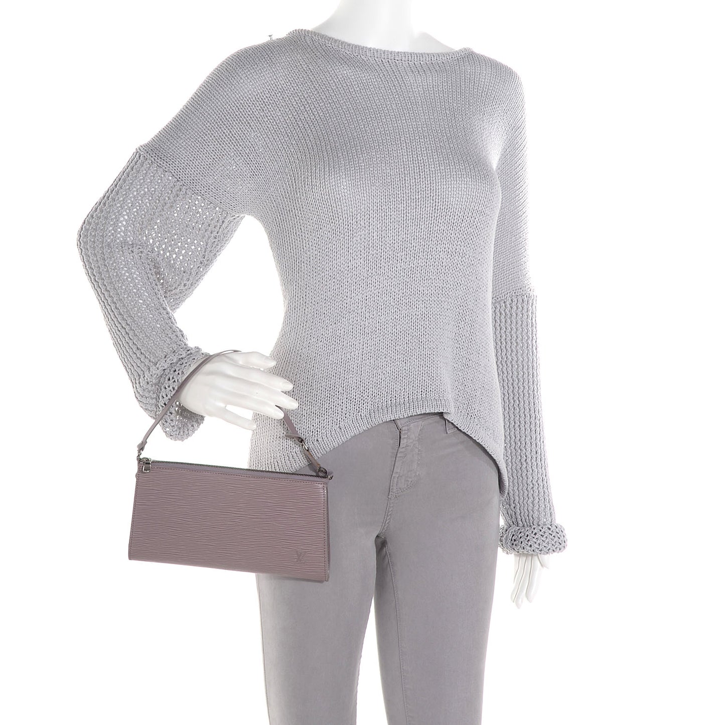 Epi Pochette Accessories 24 Lilac