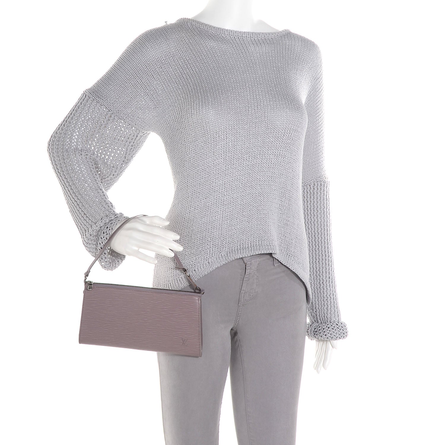 Louis Vuitton Epi Pochette Accessories 24 Lilac 2 of 8