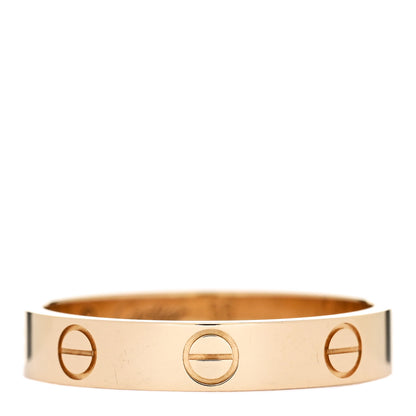 Cartier 18K Yellow Gold 3.5mm LOVE Wedding Band Ring 55 7.25 1 of 5