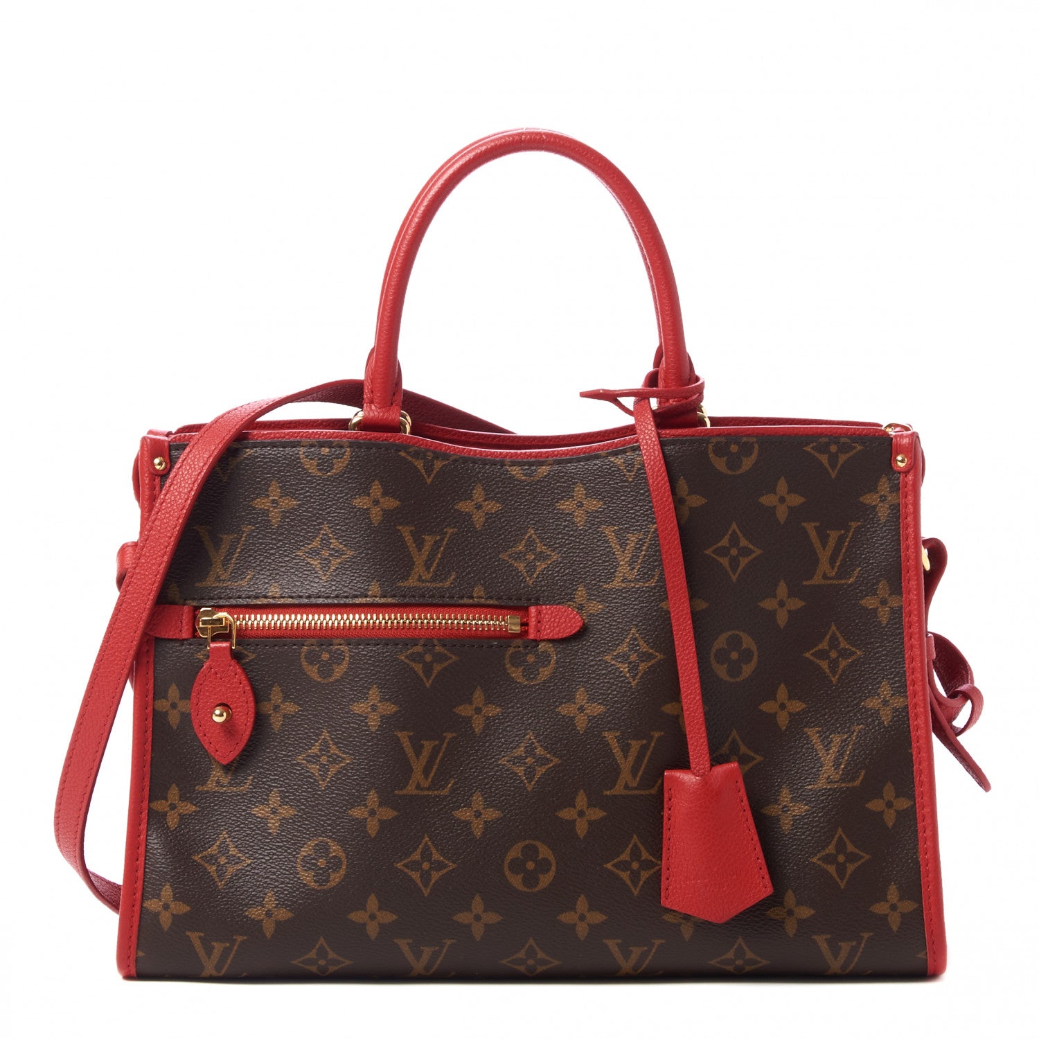 Louis Vuitton Monogram Popincourt PM Red 1 of 9