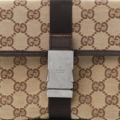 Gucci Monogram Waist Pouch Bag Dark Brown 11 of 11