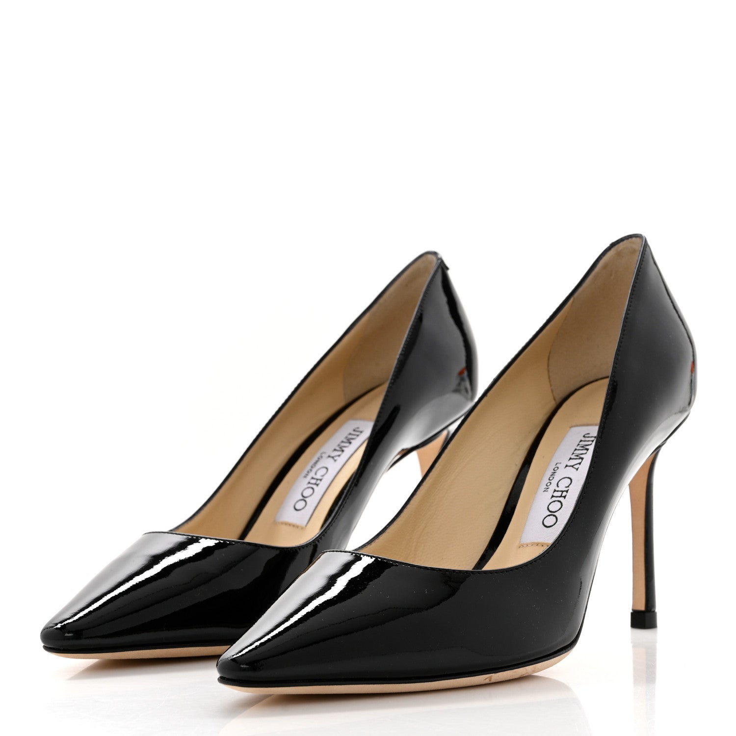 Jimmy Choo Patent Romy 85 Pumps 36 Black 3 of 7