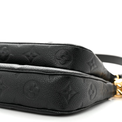 Louis Vuitton Empreinte Monogram Giant Multi Pochette Accessories Black 10 of 11