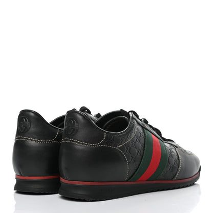 Gucci Guccissima Web Sneakers 35.5 Black 4 of 12
